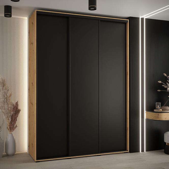 Schrank 45 Canaris 1 200 artisan/schwarz/schwarz
