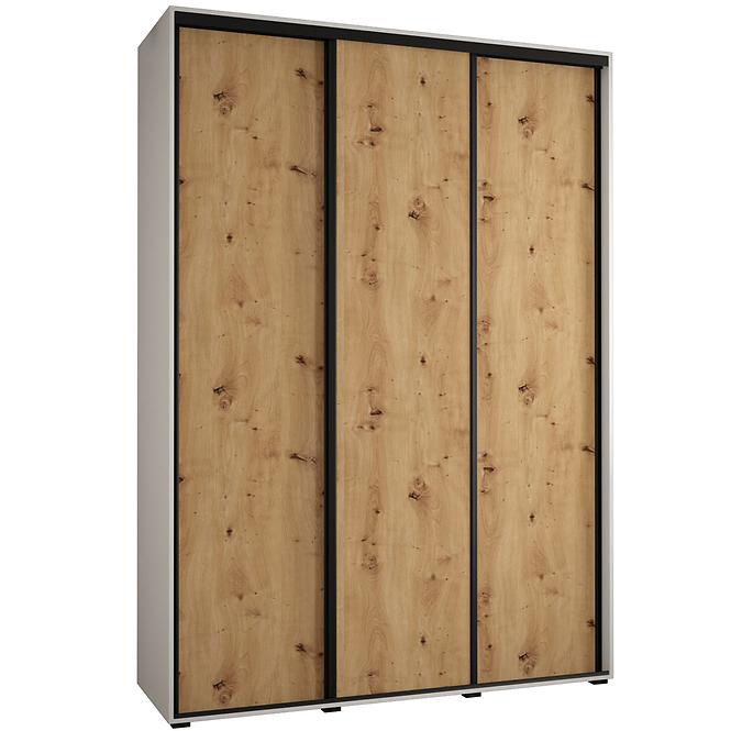 Schrank 45 Canaris 1 200 weiß/artisan/schwarz