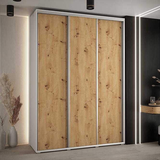 Schrank 45 Canaris 1 200 weiß/artisan/silver