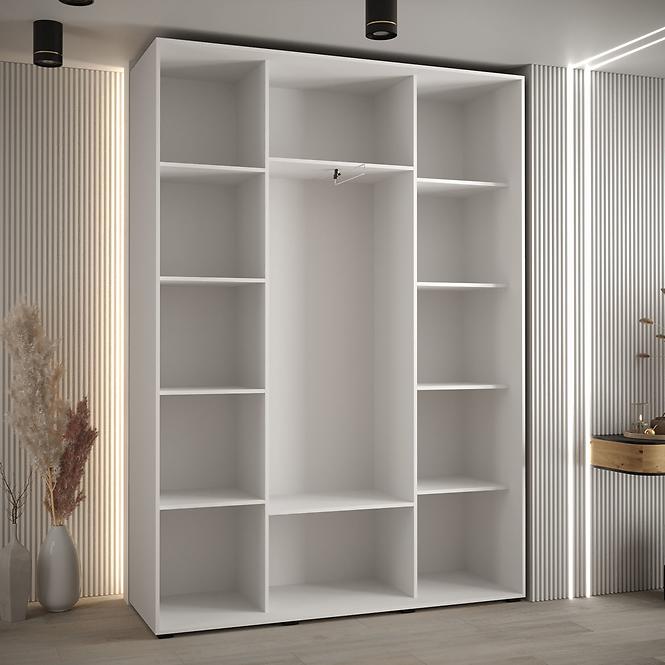 Schrank 45 Canaris 1 200 weiß/schwarz/schwarz