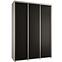 Schrank 45 Canaris 1 200 weiß/schwarz/silver