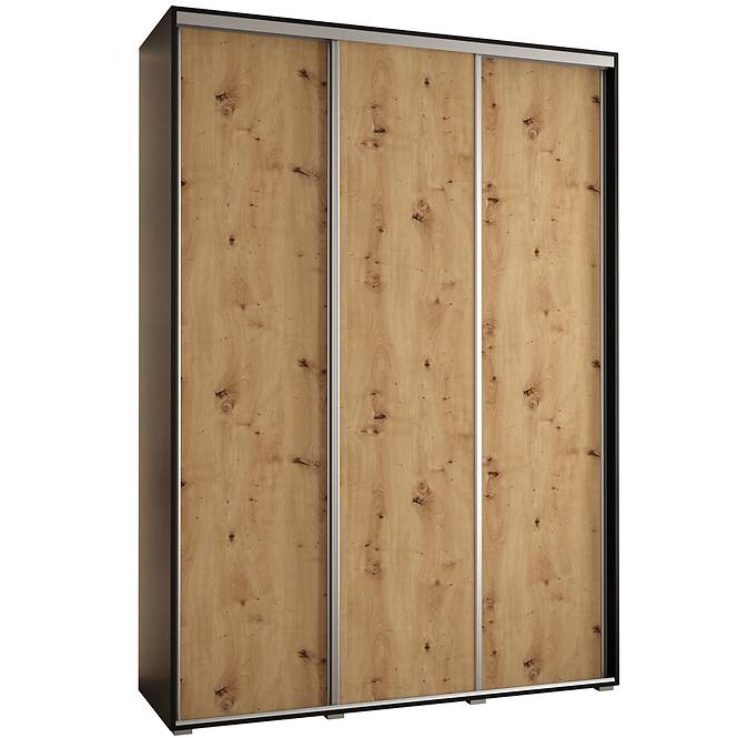 Schrank 45 Canaris 1 200 schwarz/artisan/silver