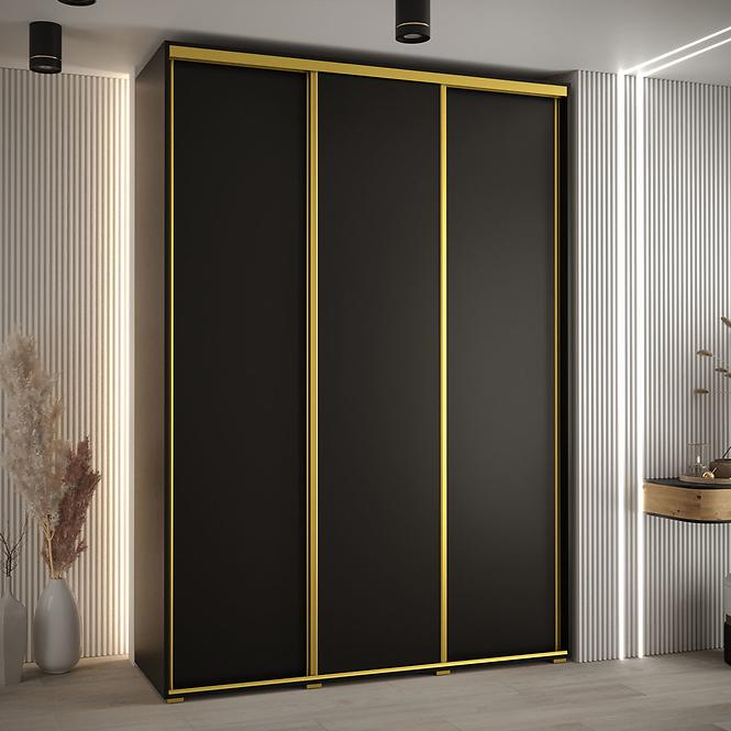 Schrank 45 Canaris 1 200 schwarz/gold