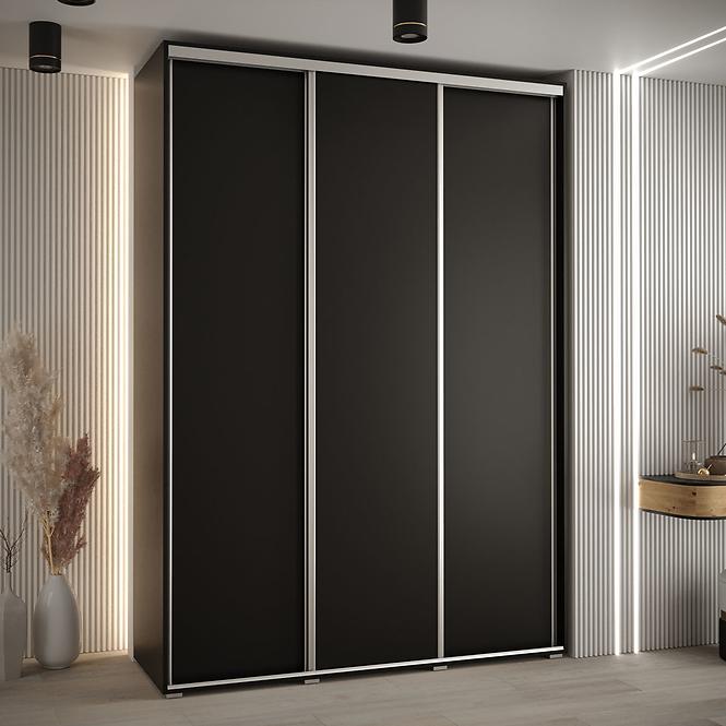 Schrank 45 Canaris 1 200 schwarz/silver