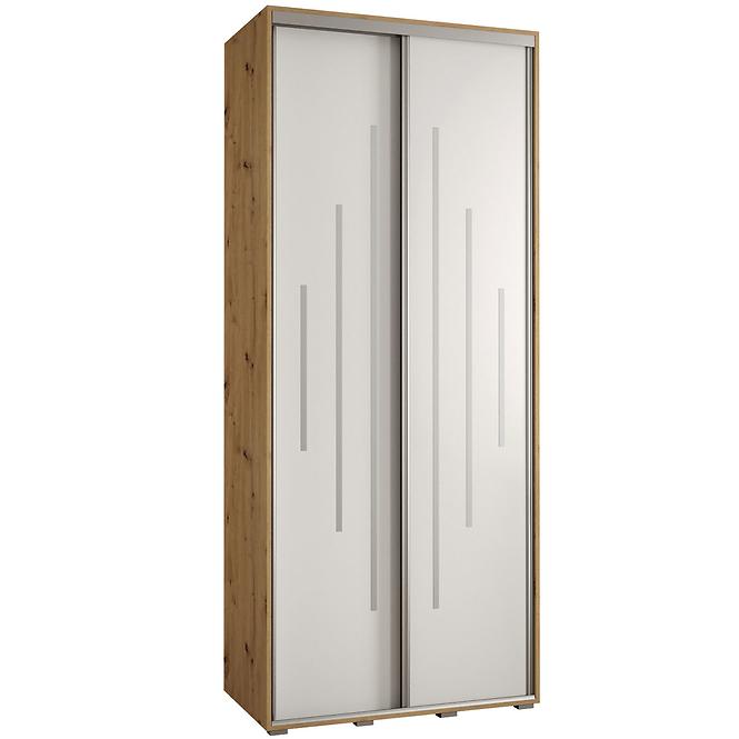 Schrank 45 Canaris 12 100 artisan/weiß/silver