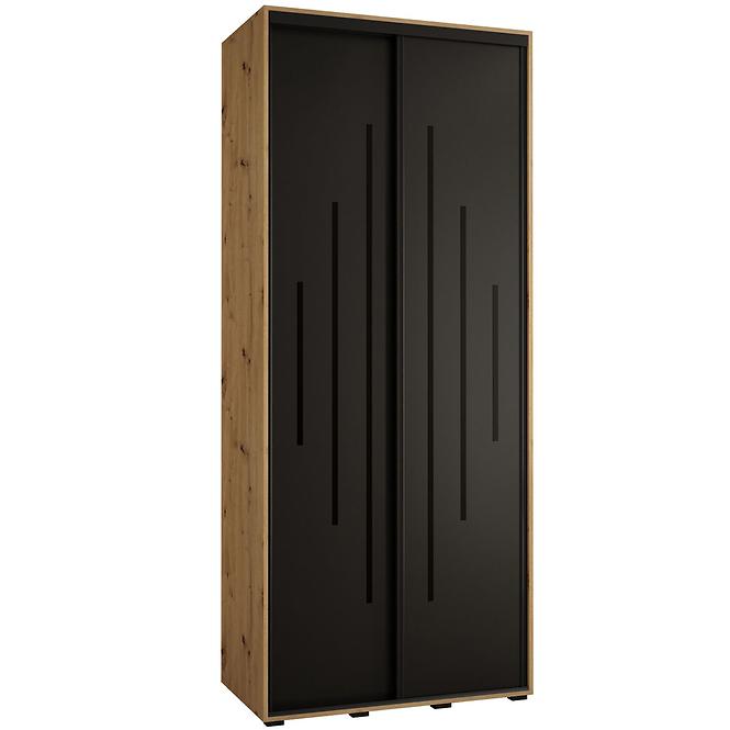 Schrank 45 Canaris 12 100 artisan/schwarz/schwarz