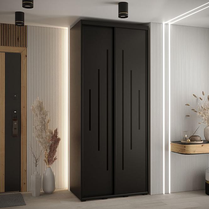 Schrank 45 Canaris 12 100 schwarz/schwarz