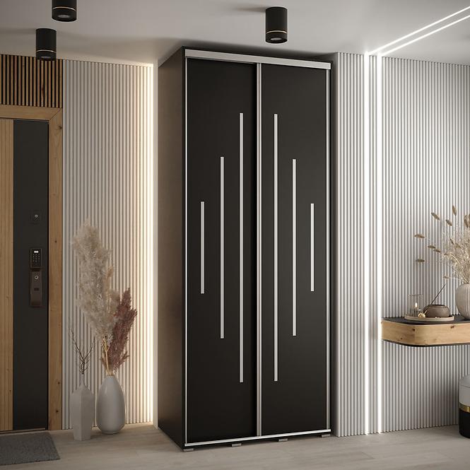 Schrank 45 Canaris 12 100 schwarz/silver