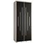 Schrank 45 Canaris 12 110 weiß/schwarz/silver