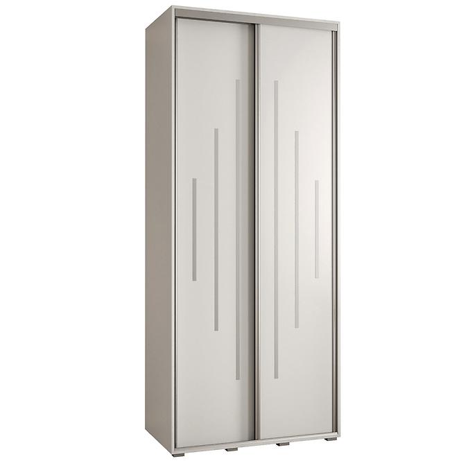 Schrank 45 Canaris 12 110 weiß/silver