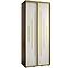 Schrank 45 Canaris 12 110 schwarz/weiß/gold