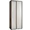 Schrank 45 Canaris 12 110 schwarz/weiß/silver