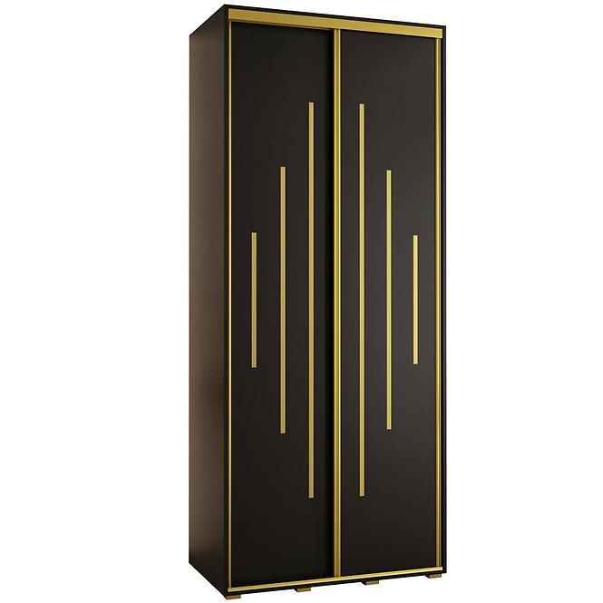 Schrank 45 Canaris 12 110 schwarz/gold