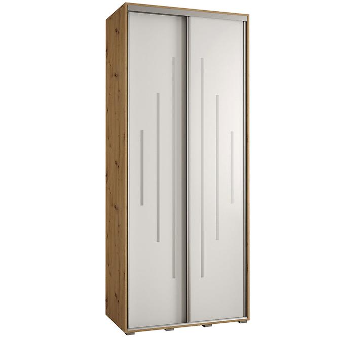 Schrank 45 Canaris 12 120 artisan/weiß/silver
