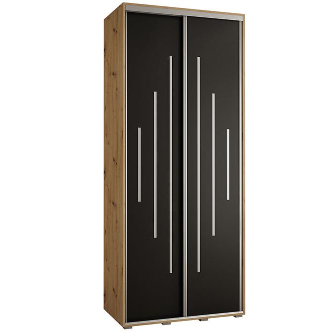 Schrank 45 Canaris 12 120 artisan/schwarz/silver