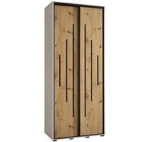 Schrank 45 Canaris 12 120 weiß/artisan/schwarz