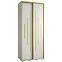 Schrank 45 Canaris 12 120 weiß/gold