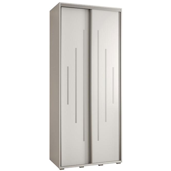 Schrank 45 Canaris 12 120 weiß/silver