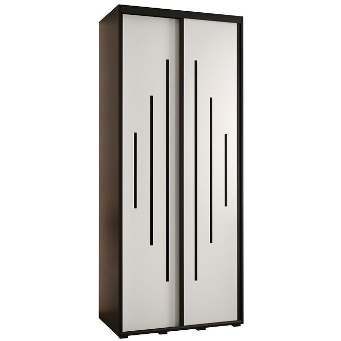 Schrank 45 Canaris 12 120 schwarz/weiß/schwarz