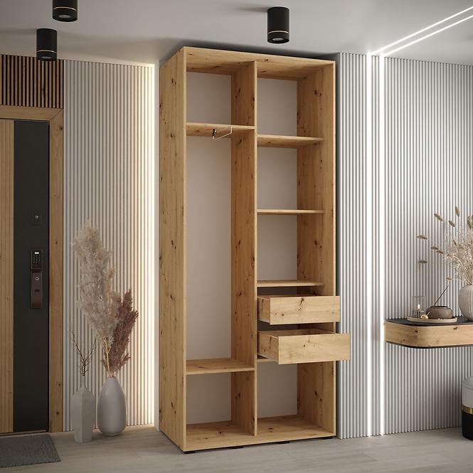 Schrank 45 Canaris 12 120 schwarz/weiß/schwarz