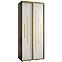 Schrank 45 Canaris 12 120 schwarz/weiß/gold