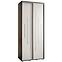 Schrank 45 Canaris 12 120 schwarz/weiß/silver