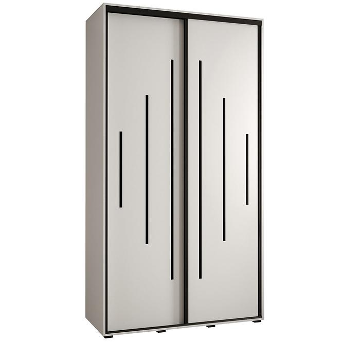 Schrank 45 Canaris 12 130 weiß/schwarz