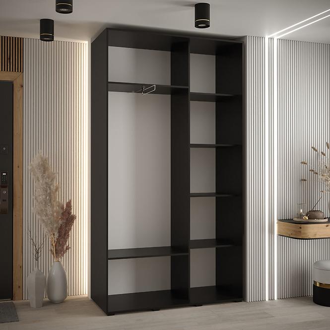 Schrank 45 Canaris 12 130 schwarz/weiß/schwarz