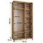 Schrank 45 Canaris 12 130 schwarz/weiß/silver,2