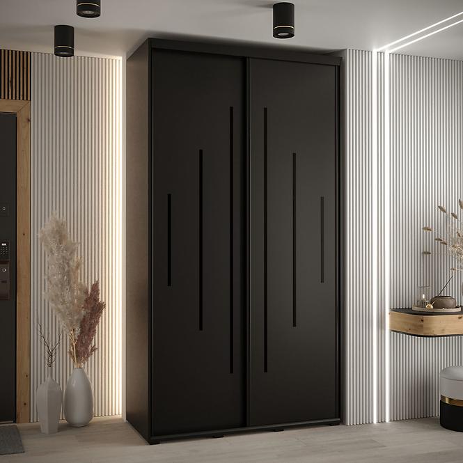 Schrank 45 Canaris 12 130 schwarz/schwarz