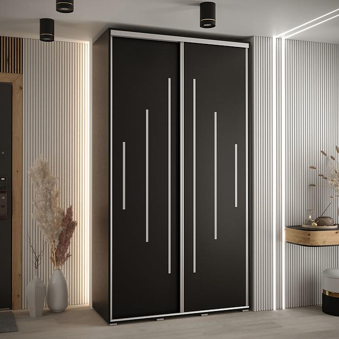 Schrank 45 Canaris 12 130 schwarz/silver