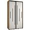 Schrank 45 Canaris 12 140 artisan/weiß/schwarz