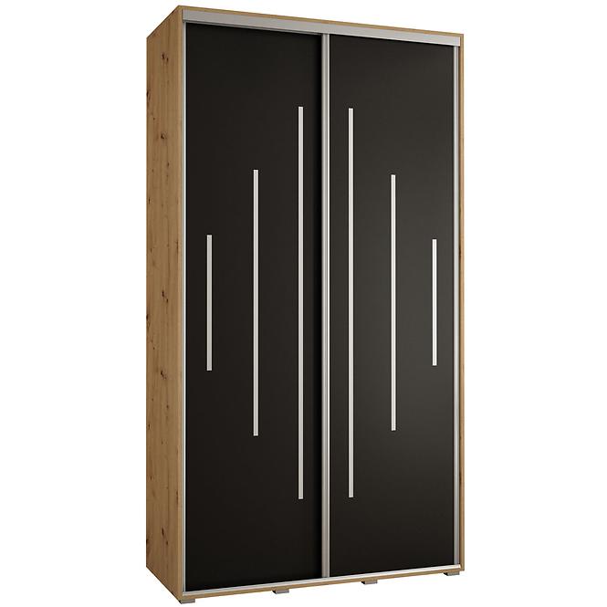 Schrank 45 Canaris 12 140 artisan/schwarz/silver