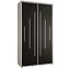 Schrank 45 Canaris 12 140 weiß/schwarz/silver