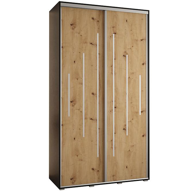 Schrank 45 Canaris 12 140 schwarz/artisan/silver