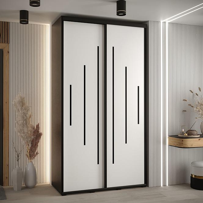 Schrank 45 Canaris 12 140 schwarz/weiß/schwarz