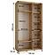 Schrank 45 Canaris 12 140 schwarz/weiß/silver,2