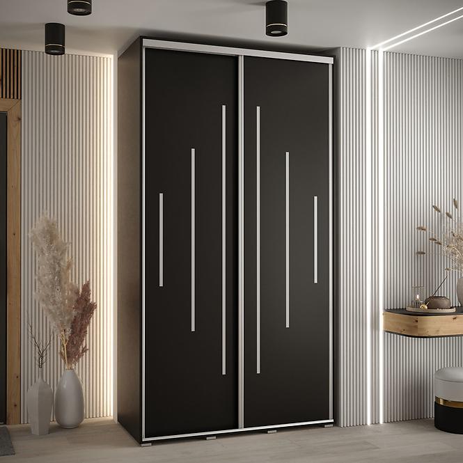 Schrank 45 Canaris 12 140 schwarz/silver