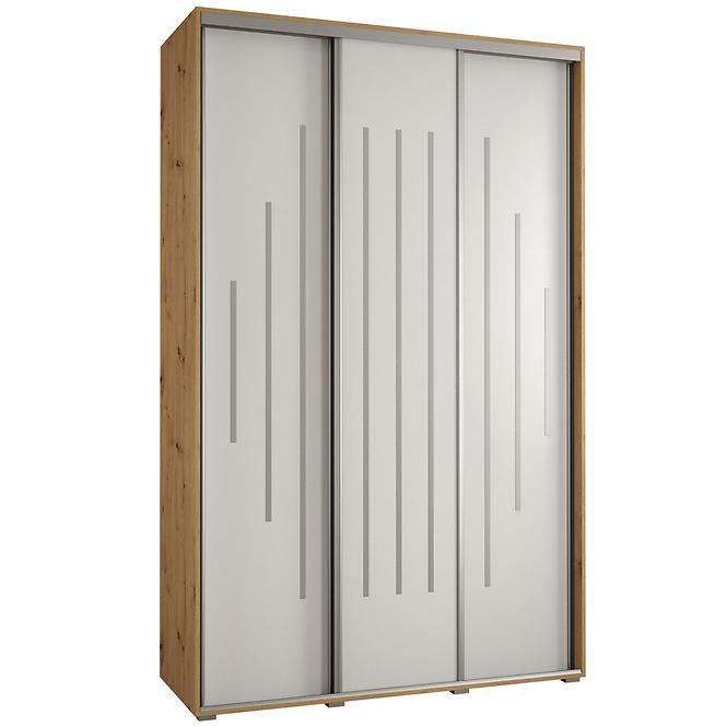 Schrank 45 Canaris 12 150 artisan/weiß/silver
