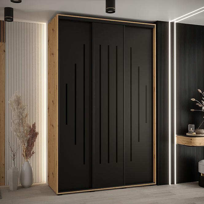 Schrank 45 Canaris 12 150 artisan/schwarz/schwarz