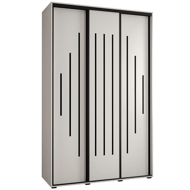 Schrank 45 Canaris 12 150 weiß/schwarz