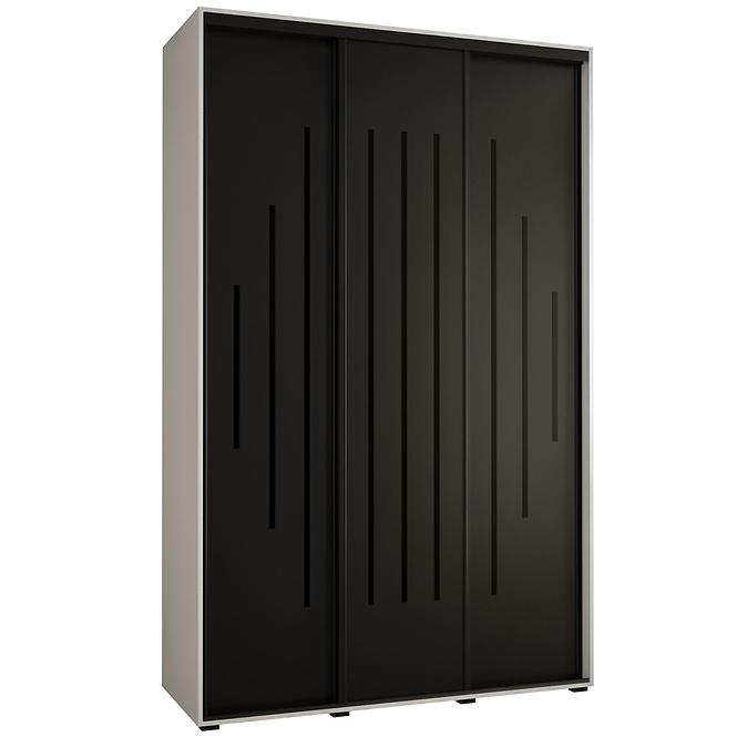 Schrank 45 Canaris 12 150 weiß/schwarz/schwarz