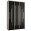 Schrank 45 Canaris 12 150 weiß/schwarz/silver