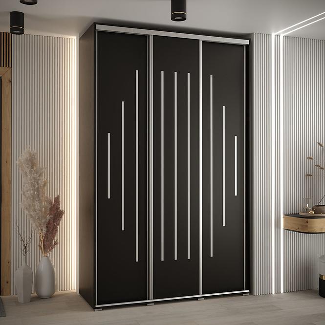 Schrank 45 Canaris 12 150 schwarz/silver