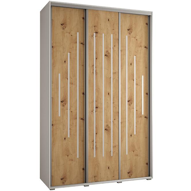 Schrank 45 Canaris 12 160 weiß/artisan/silver