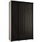 Schrank 45 Canaris 12 160 weiß/schwarz/schwarz