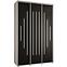 Schrank 45 Canaris 12 160 weiß/schwarz/silver