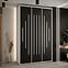 Schrank 45 Canaris 12 160 weiß/schwarz/silver,5