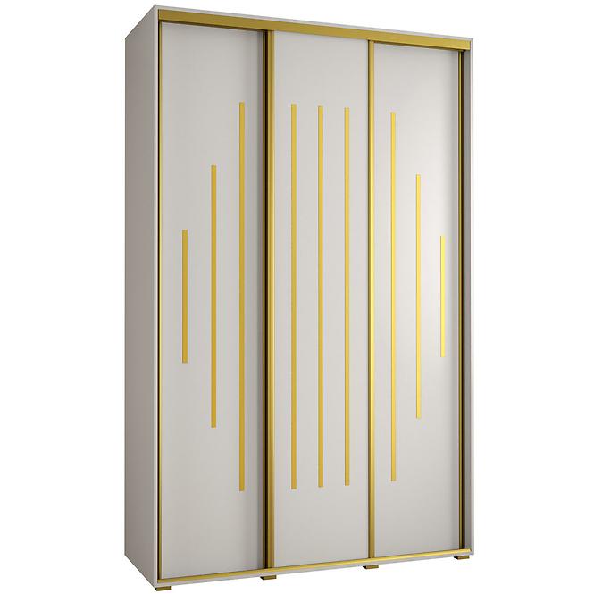 Schrank 45 Canaris 12 160 weiß/gold