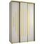 Schrank 45 Canaris 12 160 weiß/gold